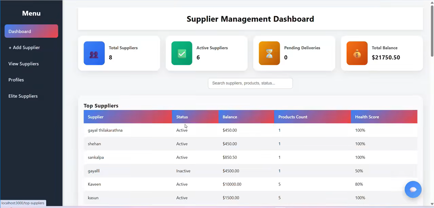 Cafe Billing POS System